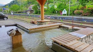 足湯のある駅