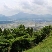 やまなみハイウェイからの阿蘇山一望ポイント