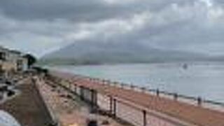 桜島の眺めが素晴らしい