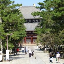 大仏殿の前に建つ中門
