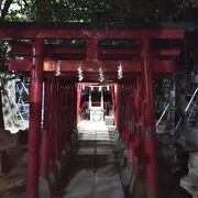 花園神社の境内にある小さな稲荷神社