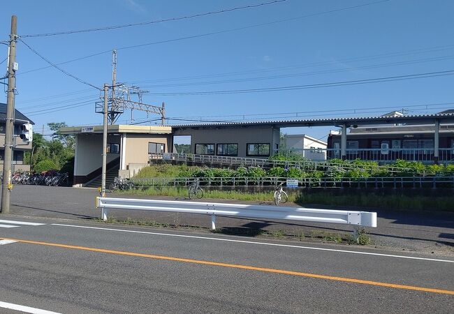 終点の湯の山温泉駅の一つ手前の駅