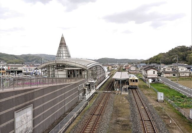 井原鉄道の中心的な駅