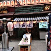 テラス席が人気