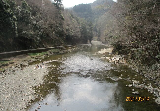 小田川の渓谷