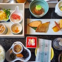 和食の朝食です。