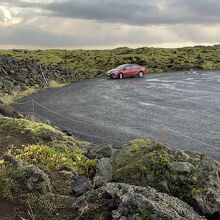 車を止めてゆっくり付近を散策出来ます
