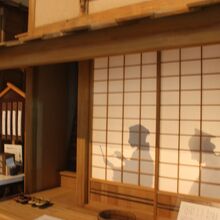 道の駅の大崎屋の展示