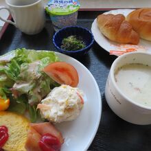 洋食の朝食