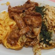 本格的な焼きそば料理