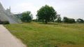 海っぽい名前ですが、川沿いに立地する公園です。