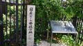 北新地の一画にある日本麦酒発祥地という記念碑