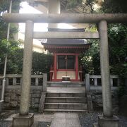 鳥居と祠