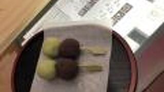 お団子もおいしい