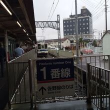 館林駅ホーム