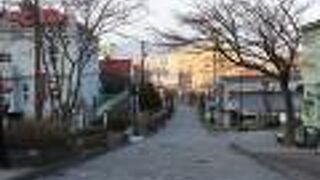 坂の上から函館の街を一望