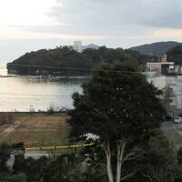 部屋から鳥羽湾が見えます