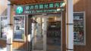 袋井駅の改札を出て階段を降りたところ