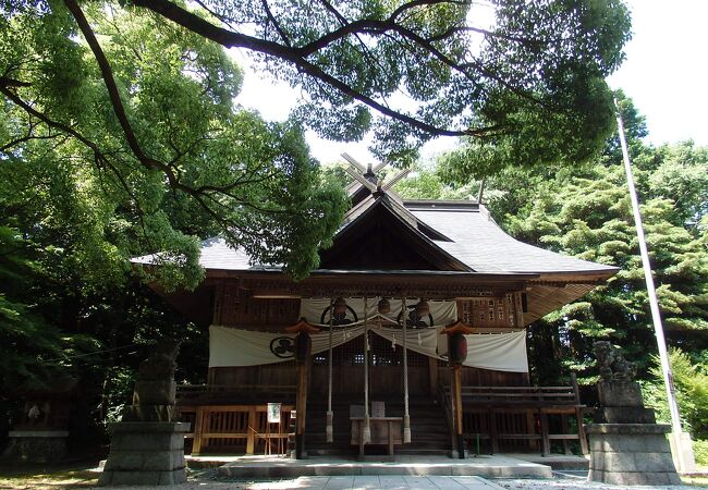 天竺山登山の帰りにあきる神社に寄りました