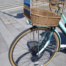 借りた自転車