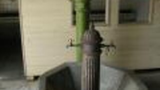 レトロな雰囲気を演出してくれる水飲み場