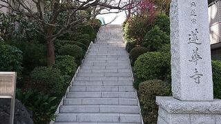 珍しいデザインの本堂