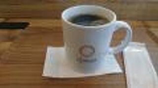 ホットコーヒーをいただきました