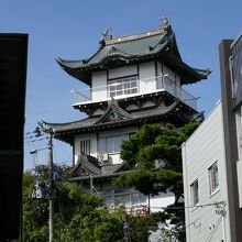 利久のすぐ後ろにある日本三景展望台です。