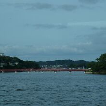 船から見る福浦橋は、とても綺麗でした！