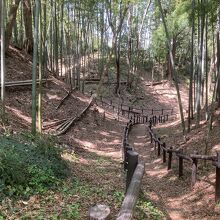 空堀址の散策路