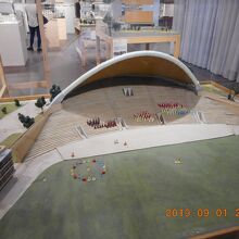 タリン歌の広場の模型
