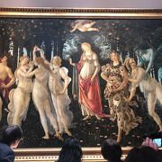芸術の街フィレンツェの代表的美術館　ルネサンス美術が年代順に鑑賞できる
