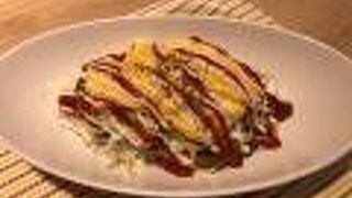 夕陽を見ながら食べる、ふわふわトロトロのオムタコ