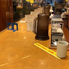 1Fカウンター席！