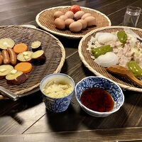 シンプルだけど美味しい地獄蒸し。