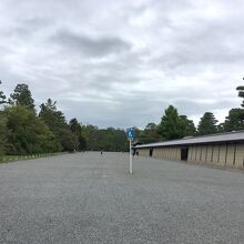 築地塀に囲まれた御所