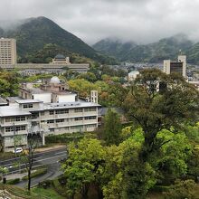 山頂広場からの眺め！