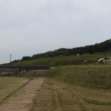 寺院の中心部跡