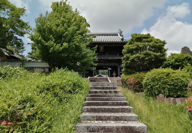 安祥城の本丸跡に建つ