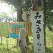 山中湖の湖畔にあるキャンプ場