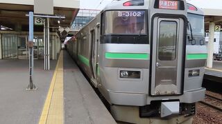 ＪＲ北海道の数少ないドル箱路線を走る快速