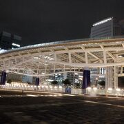 オアシス２１の夜景も綺麗でした。