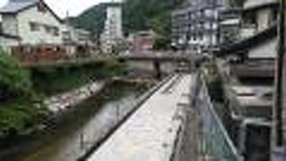 足湯が心地よく、快適