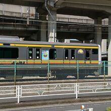 武蔵中原近くの引込線