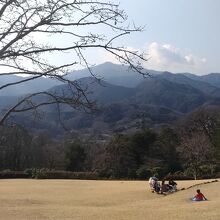 大山を見ながらのんびり