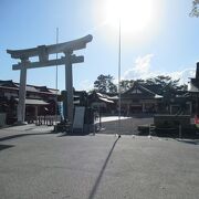 広島城内にある大きな神社