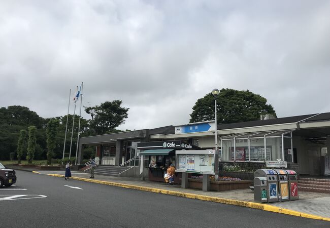 曇って霧島連山見えないけど宮崎自動車道霧島SA