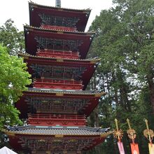 輪王寺様の五重塔