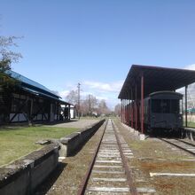 線路と保存車両
