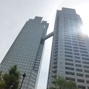 隅田川沿いに建つシンボリックな高層ツインタワー